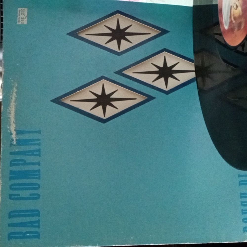 Vintage vinyl record Bad Company 'Rough Diamond'